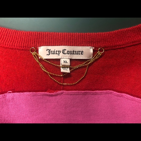 Juicy Couture color block cardigan - Picture 3 of 6